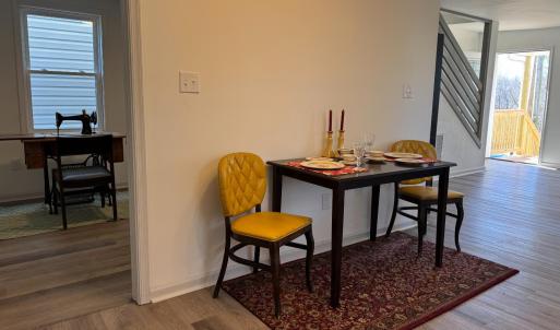 Downstairs bedroom doorway