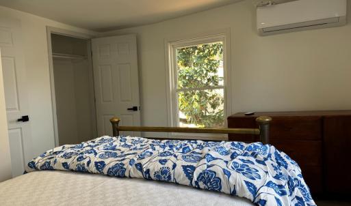 Upstairs is conditioned with mini-splits in the bedrooms