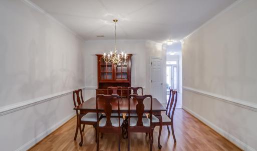 Dining room view into foyer