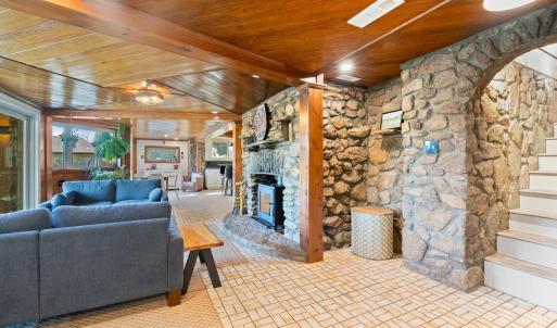 Lower Level Den and Kitchen