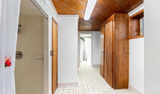 Lower Level Shower with changing room