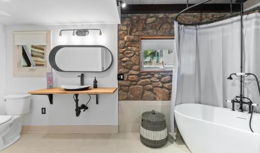 MAIN FLOOR BATH WITH SOAKING TUB