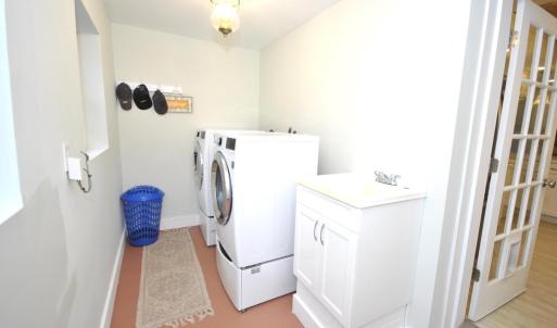 Landry/mudroom and the washer and dryer will stay with the home
