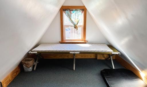 Pull down access sleeping loft