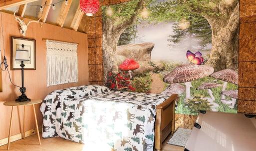 Separate sleeping area