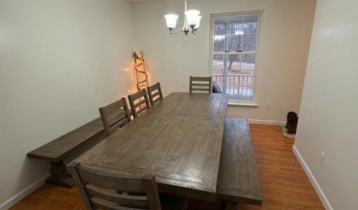 Formal dining room on main level.