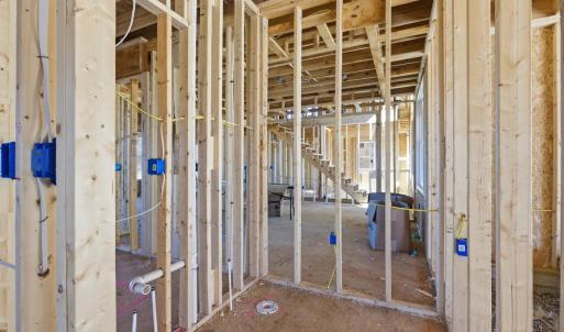 Main level half bath.