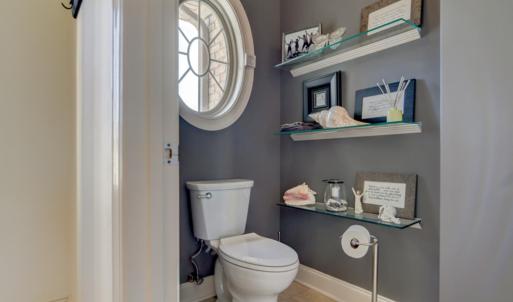 Main level half bath