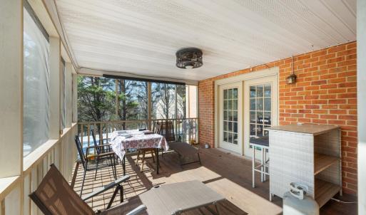 Screened In Porch off the Livingroom