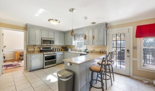 Gas Range in the kitchen