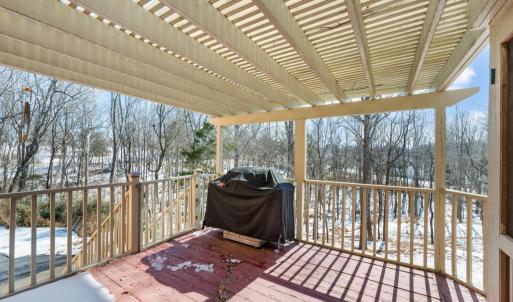 Covered Deck off the Breakfast Nook area