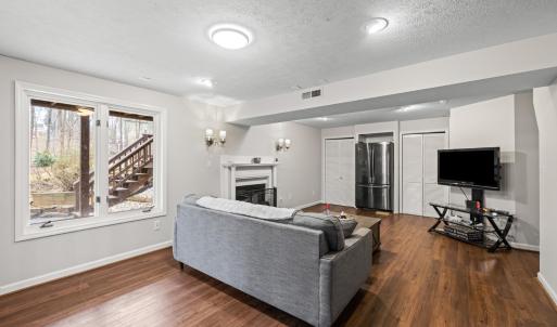 Basement level living area