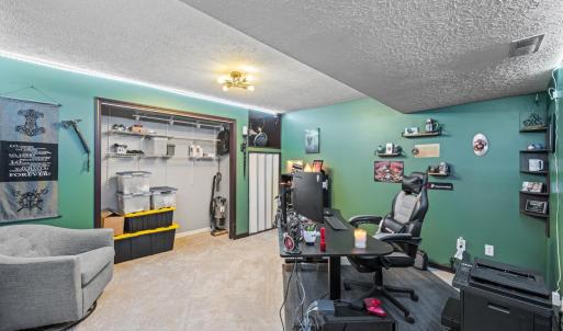 Basement level office