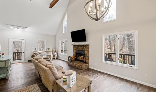 Living area on main level