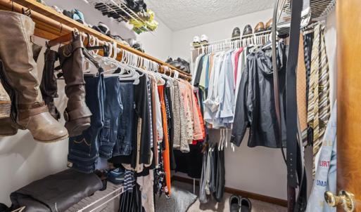 Primary walk-in closet