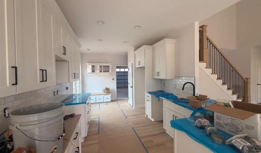 open concept with dining, living, and kitchen