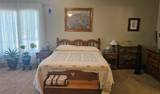 Large primary bedroom on front left corner of home.