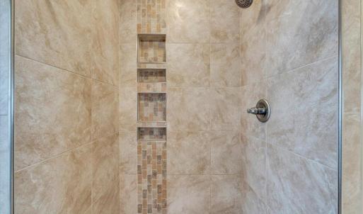 Beautiful tiles shower