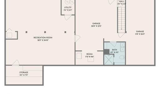 Lower-level floorplan