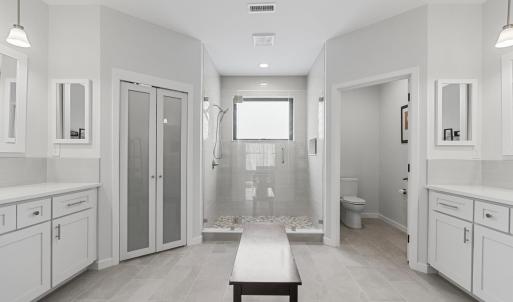 Primary Bathroom with dual sinks