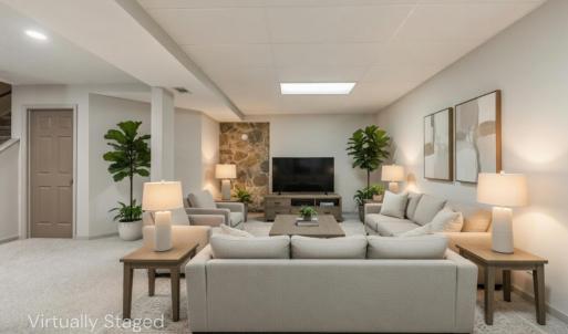Recreation Room  - Virtually Staged