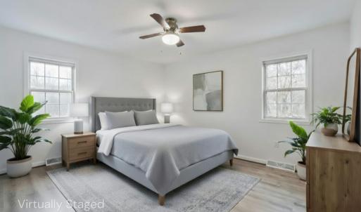 Primary Bedroom - Virtually Staged
