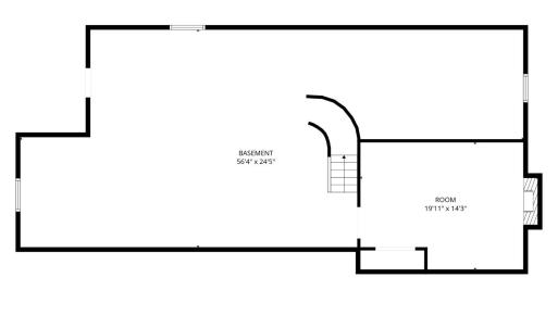Basement floor plan