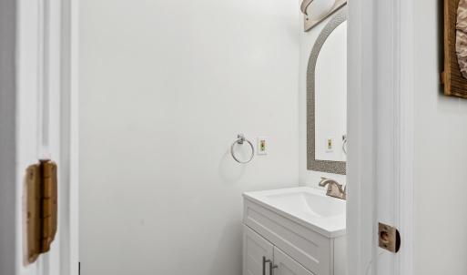 Main-level half bath