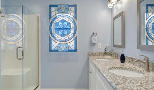 Note that the stained glass is reserved and will not convey with the property