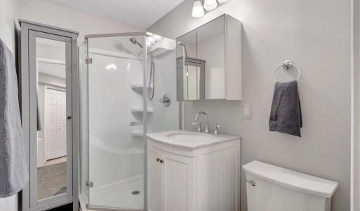 Full bath in basement level