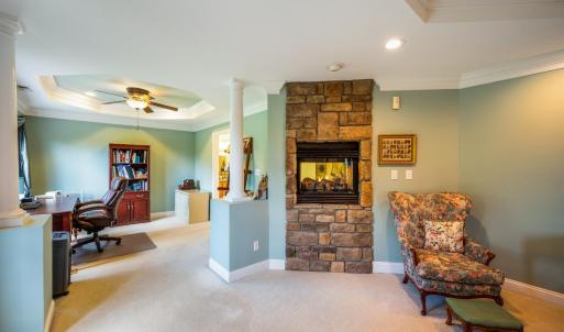 Primary suite with office space or use as private sitting area