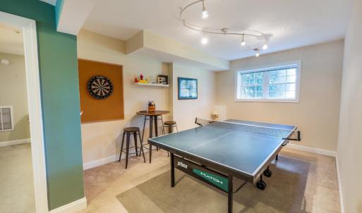 Terrace level game rooom