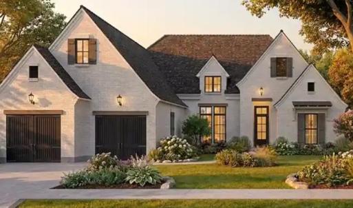 Original House Plan Design- Garage was moved to the side to offer more natural light.