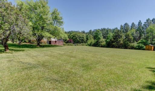 Looking from the front right towards the side and back yard