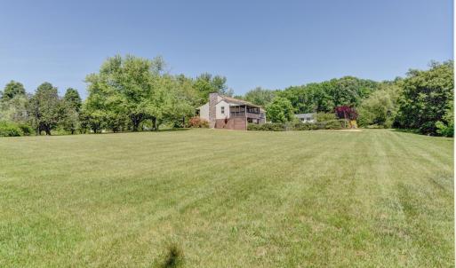 Back and side yard looing from the right side of the property