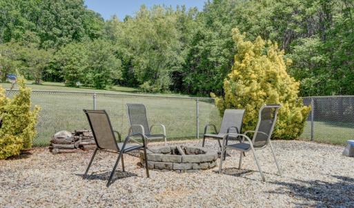Fire Pit Area within pool area for those cooler nights, or roasting marshmallows!