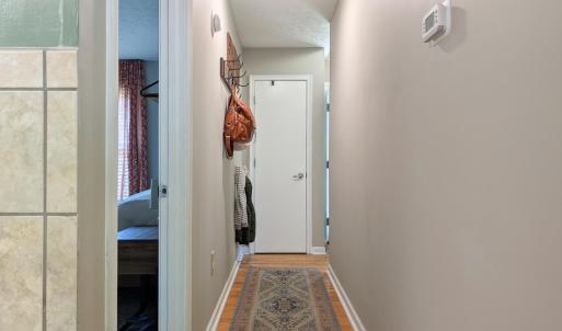 First Floor Hallway and Front Door Closet