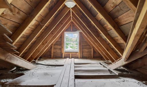 Ample additional attic storage!