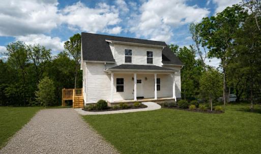 AI generated photo with lawn and landscaping. Final landscaping may look different.