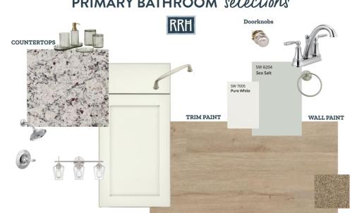 Primary Bathroom Design Selections