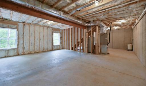 Unfinished basement