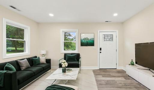 Virtually Staged Living Space
