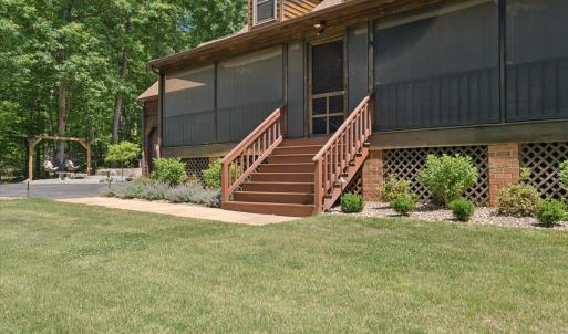 Screened front porch
