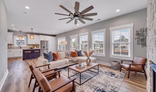 Virtually Staged Family Room