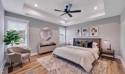 Virtually Staged Primary Bedroom