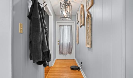 Entry hall from front door. LR is on the left.