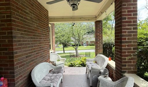A Relaxing Porch adjacent to the Living Room for quiet morning or evening time with Family & Friends.