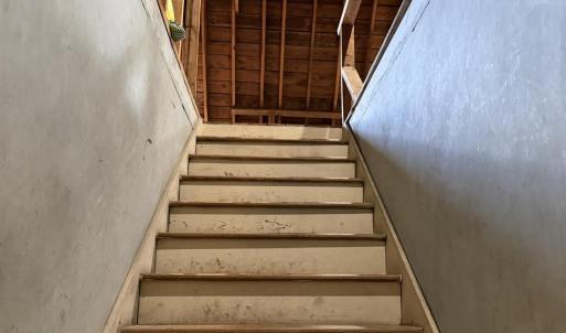Stairway to Attic with LOTS of Space and Potential for Future Finished Space.