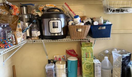 Pantry adjacent to Kitchen.