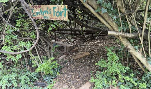 Such a Great Play Fort just off Fort Avenue! Imagine you Children's Adventures in this great play space!